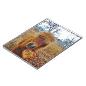 Carnet Valentine Heart Miniature Brown Horse (Côté gauche)