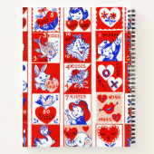 Carnet Valentine Retro Love Hugs Motif (Dos)