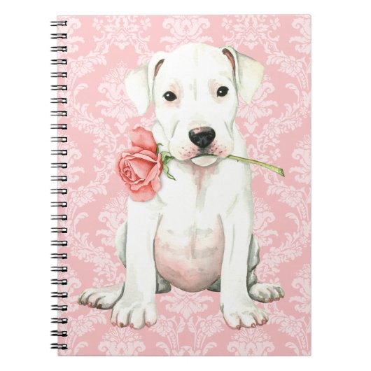 Carnet Valentine Rose Dogo (Devant)
