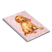 Carnet Valentine Rose Irish Setter (Côté Droit)