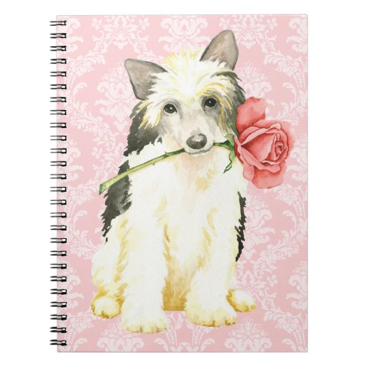 Carnet Valentine Rose Powderpuff (Devant)