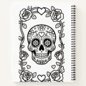 Carnet Valentine Sugar Skull Notebook (Dos)