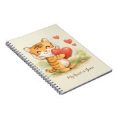 Carnet Valentine tiger (Côté Droit)