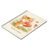 Carnet Valentine tiger (Côté gauche)