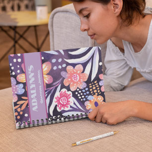 Carnet Valentines florales de Boho coloré Cadeaux pour Ad