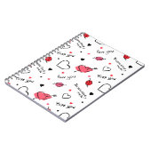 Carnet Valentine's Hearts Arrow sans couture (Côté gauche)
