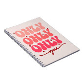 Carnet Valentine's Only You (Côté Droit)