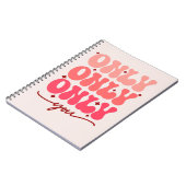 Carnet Valentine's Only You (Côté gauche)