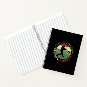 Carnet Valeurs d'équipe de baseball motivationnelles