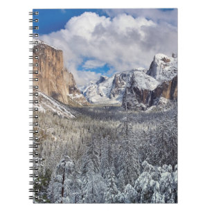 Carnet Vallée de Yosemite dans la neige