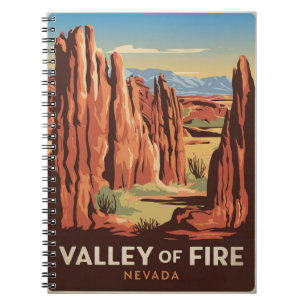 Carnet Vallée du Feu Nevada Vintage