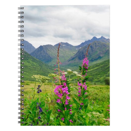 Carnet Vallée fleur sauvage de l'Alaska (Devant)