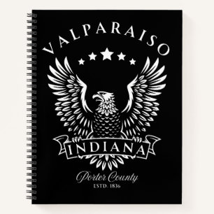 Carnet Valparaiso Comté de Porter Indiana Vintage Eagle
