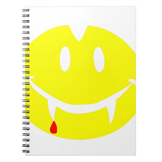 Carnet vampire emoji dracula (Devant)