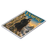 Carnet Vampire, monstre de fantasy gothique (Côté gauche)
