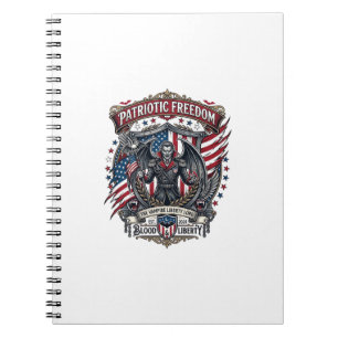 Carnet Vampire Patriotique Liberté Seigneur Horreur Monst