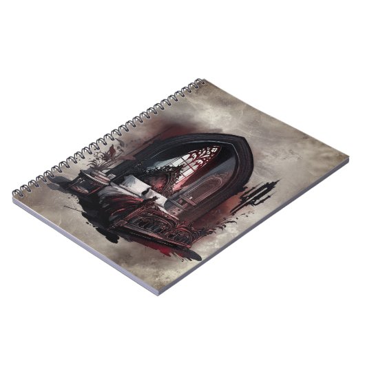 Carnet Vampy Boudoir | Suite de chambre gothique rouge vi (Côté gauche)