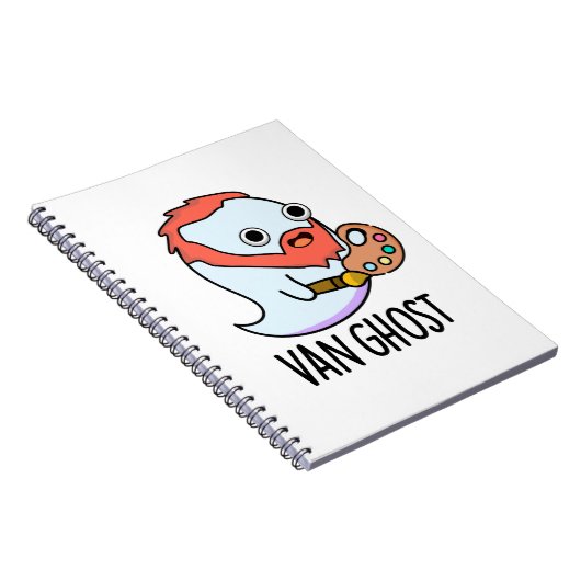 Carnet Van Ghost Funny Artiste Ghost Pun (Côté Droit)