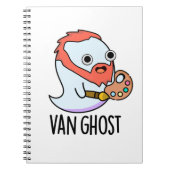 Carnet Van Ghost Funny Artiste Ghost Pun (Devant)