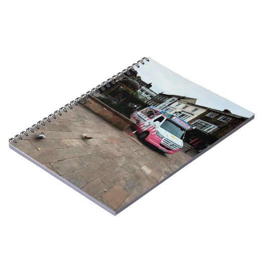 Carnet van glace crème (Côté gauche)