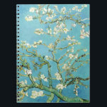 Carnet Van Gogh Almond Blossoms<br><div class="desc">Artiste : Vincent Van Gogh Titre : Les fleurs d'amandes ont modifié la couleur par 2sweet4wordsDesigns vincent van gogh,  van gogh,  fleurs d'amandes,  turquoise,  fleurs,  floral,  ressort,  sophistiqué,  décoration</div>
