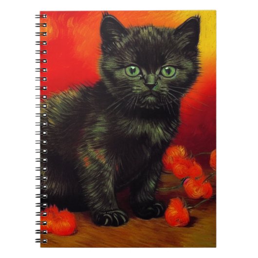 Carnet Van Gogh Black Kitten (Devant)