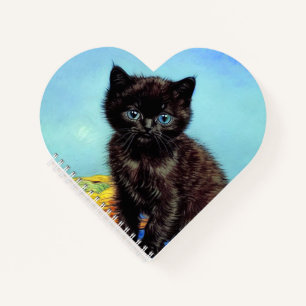 Carnet Van Gogh Black Kitten avec fils