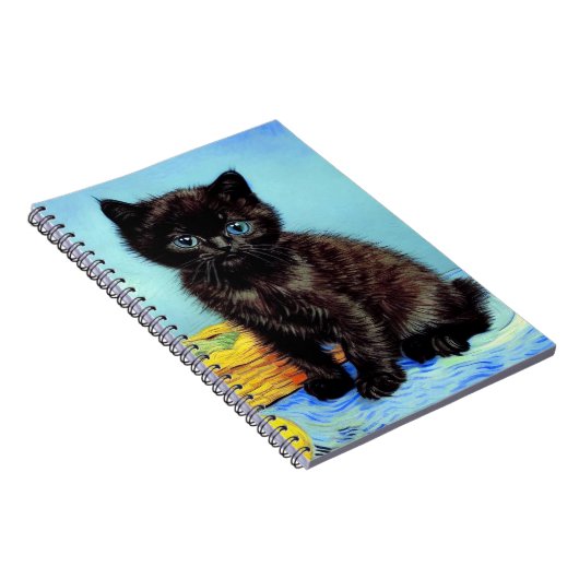 Carnet Van Gogh Black Kitten avec fils (Côté Droit)