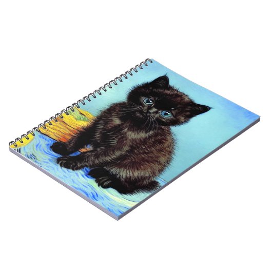 Carnet Van Gogh Black Kitten avec fils (Côté gauche)