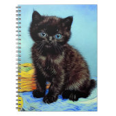Carnet Van Gogh Black Kitten avec fils (Devant)