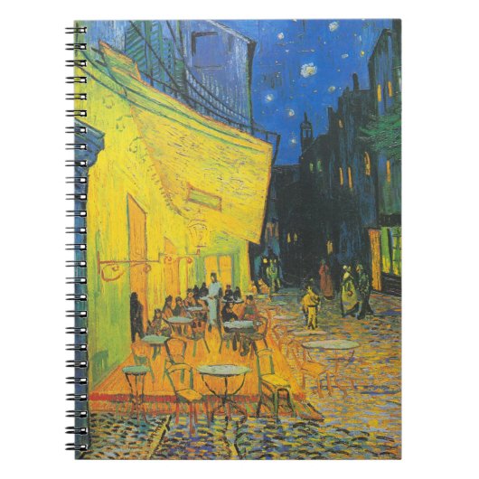 Carnet Van Gogh Café Terrasse Rue Française Scène (Devant)