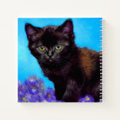 Carnet Van Gogh Chat et fleurs (Dos)