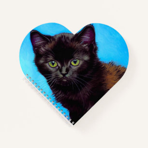 Carnet Van Gogh Chat et fleurs