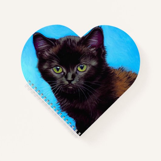 Carnet Van Gogh Chat et fleurs (Devant)