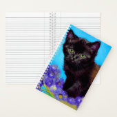 Carnet Van Gogh Chat et fleurs (À l'intérieur)