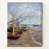 Carnet Van Gogh Collection Bateaux de pêche (Dos)