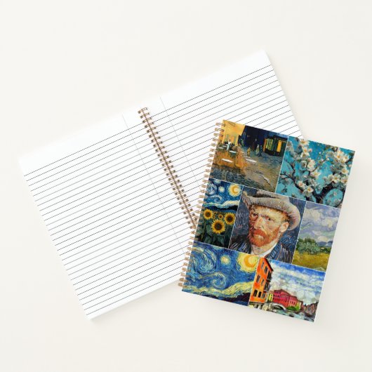 Carnet Van Gogh Fine Art Collage (Intérieur)