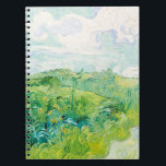 Carnet Van Gogh Green Blé Fields Auvers. Impressionnisme<br><div class="desc">Carnet Van Gogh "Green Wheat Fields,  Auvers". Impressionnisme verdoyant.</div>