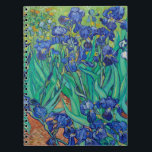 Carnet Van Gogh Irises. Impressionnisme floral bleu<br><div class="desc">Carnet Van Gogh "Irises". L'art de l'impressionnisme floral bleu.</div>