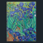 Carnet Van Gogh Irises. Impressionnisme floral bleu<br><div class="desc">Carnet Van Gogh "Irises". L'art de l'impressionnisme floral bleu.</div>