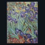 Carnet Van Gogh Irises Peinture impressionniste<br><div class="desc">Vincent Van Gogh Irises à Saint Remy - Irises de Vincent Van Gogh est une magnifique peinture impressionniste réalisée par l'un des maîtres impressionnistes de tous les temps. Le jardin de l'iris tourbillonne de couleur et d'émotion, les iris violets jaillissant de leurs tiges et feuilles bleus et verts. Il y...</div>
