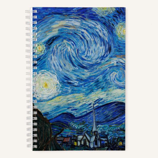 Carnet Van Gogh "La Nuit étoilée" (Recto)