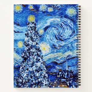 Carnet Van Gogh - La Nuit étoilée - Blancs Noël