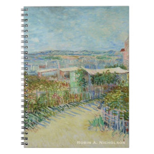 Carnet Van Gogh Montmartre personnalisé