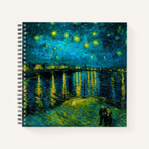 Carnet Van Gogh Nuit étoilée sur le Rhône
