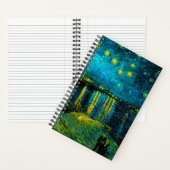 Carnet Van Gogh Nuit étoilée sur le Rhône (À l'intérieur)