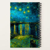Carnet Van Gogh Nuit étoilée sur le Rhône (Verso)