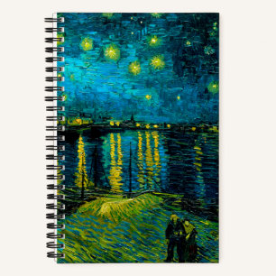 Carnet Van Gogh Nuit étoilée sur le Rhône