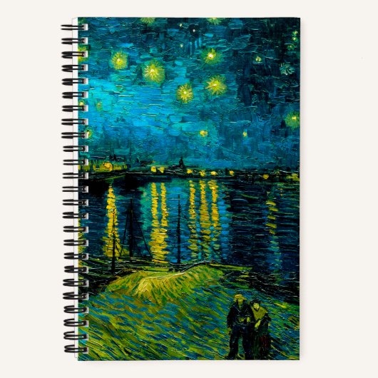 Carnet Van Gogh Nuit étoilée sur le Rhône (Recto)