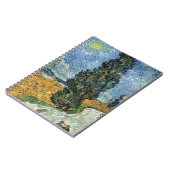 Carnet Van Gogh Road Avec Cyprès Impressionnisme (Côté gauche)